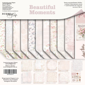 Набір двостороннього паперу 20х20см Scrapmir Beautiful Moments
