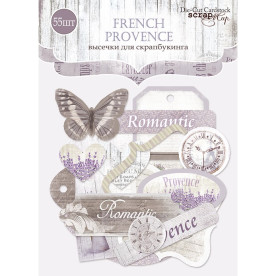 Набір вирубування для скрапбукінгу 55шт Scrapmir French Provence