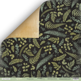 Лист двусторонней бумаги 30x30 Scrapmir Папоротник Cozy Forest