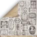Аркуш двостороннього паперу 30x30 Етикетки Charming Scrapmir 