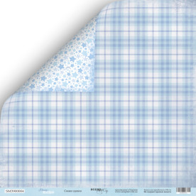 Аркуш двостороннього паперу 30x30 Синє Ковдра Mommy's Hero Scrapmir