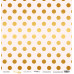 Аркуш паперу з золотим тисненням 30x30 Golden Dots Pink Scrapmir