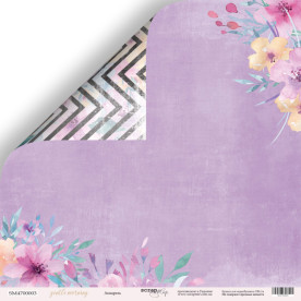 Лист двусторонней бумаги 30x30  Scrapmir Акварель  Gentle Morning