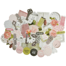 Набор высечек для скрапбукинга Cottage Rose Kaisercraft