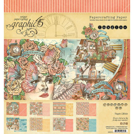 Набор скрапбумаги Imagine 8 листов Graphic45
