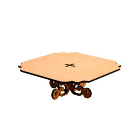 Тортівниця квадратна, мдф, 30х30х18,6см, Rosa Talent