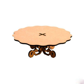 Тортовница круглая, мдф, 30х30х18,6см, Rosa Talent