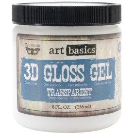 Текстурний гель Finnabair Art Basics 3D Gloss Gel (лаковий) 236 мл Prima