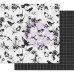 Скраппапір 30х30 см Pretty Birds - Flirty Fleur з фольги. 30х30 Prima