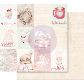 Скраппапір 30х30 см Christmas Magic - Santa Baby з фольги. 30х30 Prima