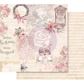 Скраппапір 30х30 см Grand Christmas Exhibition - Santa Baby з фольги. 30х30 Prima