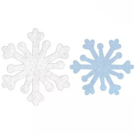 Набор фетровых заготовок, Снежинки, 6, 7х8 см 5 шт, 6х7 см 5 шт, Rosa Talent