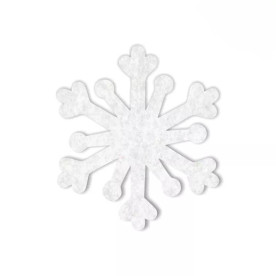 Фетрова заготовка, Сніжинка, 8, 7х8 см, 10 шт, Rosa Talent