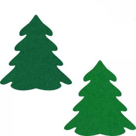 Фетрова заготовка, Ялинка, 2, 9,5х10 см, 10 шт, Rosa Talent