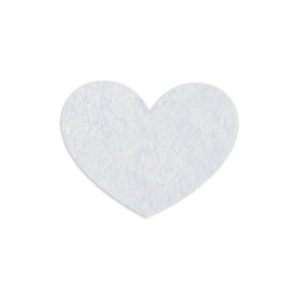 Набір фетрових заготовок Серця 4, 6х4,7см, 10шт, Rosa Talent