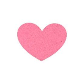 Набор фетровых заготовок, Сердца 5, 6х4,7см, 10шт, Rosa Talent