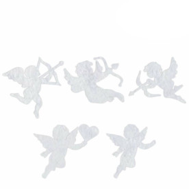 Набор фетровых заготовок, Купидоны, 8х8см - 2шт, 7,5х6см, 8,5х7см, 6,5х7см, Rosa Talent