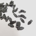 Набор анкеров пластиковых, 10 шт., черный, 22х8 мм