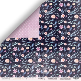 Лист двусторонней бумаги 30x30 Цветочная поляна Gentle Morning Scrapmir