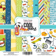 Набор скрапбумаги Cool Teens, 20x20см, Фабрика Декору