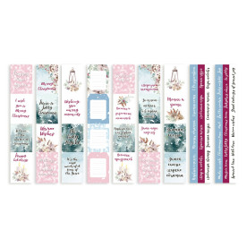 Набір смуг з картинками для декорування Winter Love Story Фабрика Декору