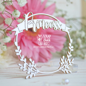Чіпборд рамка Princess, Scrapbox