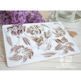 Чіпборд великий набір Лілія, Scrapbox