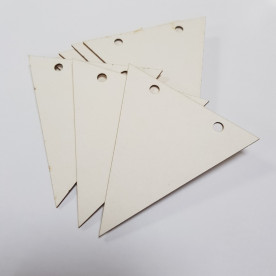 Основы для флажков праздничных (10 шт), 90*66 мм от ScrapBox