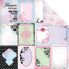 Скрапбумага Amethyst - Lavender Haze 30х30, Kaisercraft