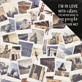 Скрапбумага Polaroids - Just Landed, Kaisercraft