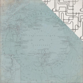 Скрапбумага Subway    - Just Landed, Kaisercraft
