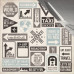 Скрапбумага Sign Posts- Just Landed, Kaisercraft