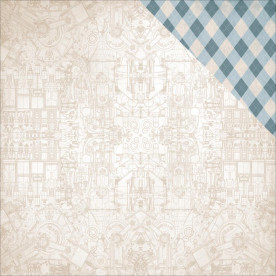 Скрапбумага Aftershave- Barber Shoppe, Kaisercraft