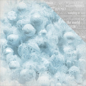 Скраппапір 30х30 см Frozen - Frosted, Kaisercraft