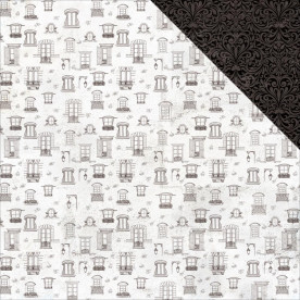 Скраппапір 30х30 см Merci- Ooh La La, Kaisercraft