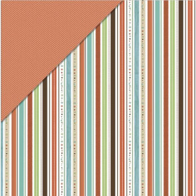 Двусторонняя бумага Fern and Forest 30х30 см Little Yellow Bycicle