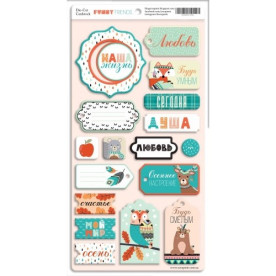 Чіпборд для скрапбукінгу 18шт Funny Friends, Scrapmir