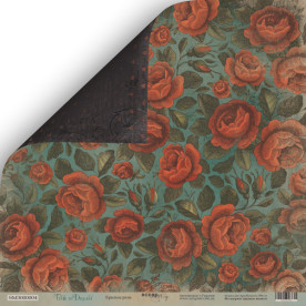 Лист двусторонней бумаги 30x30 Красные Розы Time to Dream, Scrapmir