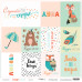 Лист одностороннього паперу 30x30 Картки RU Funny Friends, Scrapmir