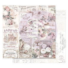 Скраппапір 30х30 см My Lovely Garden - Lavender Frost, 30x30, Prima
