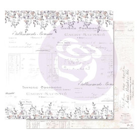 Скрапбумага Confession - Lavender Frost, 30x30, Prima