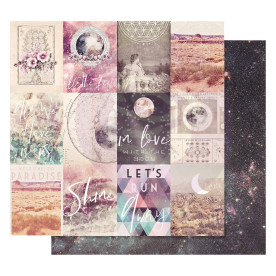 Скрапбумага In Love With The Moon - Moon Child, 30х30 Prima