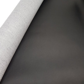 Текстурна екошкіра чорний матовий 50х70 см, щільність 250 г / м2