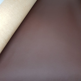 Текстурная экокожа бордово-коричневый матовый 50х70 см, плотность 250 г/м2
