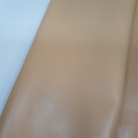 Текстурная переплетная экокожа бежевый с перламутром 50х35 см