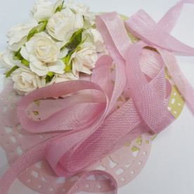 Шеббі-стрічка Ash Pink від компанії Hug Snug, 14 мм, 90 см