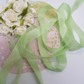 Шебби-лента Mint Leaf, Hug Snug, 14 мм, 90 см