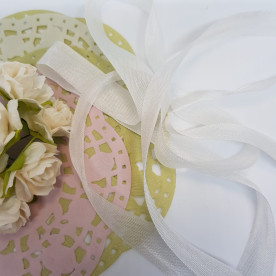 Шеббі-стрічка Eggshell, Hug Snug, 14 мм, 90 см