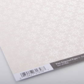 Скраппапір з інкрустацією фольгою Fine Engraved Paper-Alabaster від Chatterbox