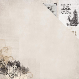 Скрапбумага двустороняя Giving - Christmas Edition, 30x30, Kaisercraft